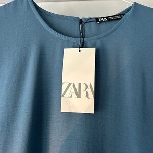 Blue Zara dress